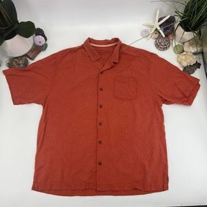 Tommy Bahama Rust Vintage Button and Shirt